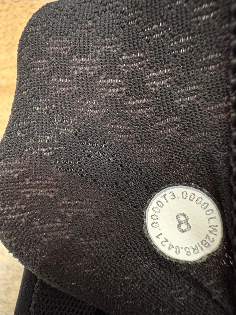 Lululemon free to be serene longline sports bra black size 8